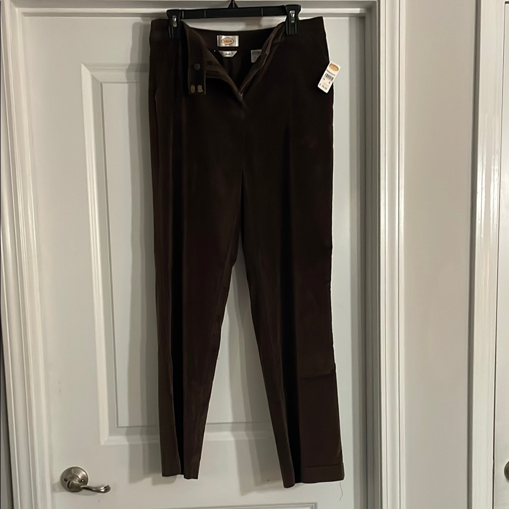 Talbots Dark Brown Stretch Pants
